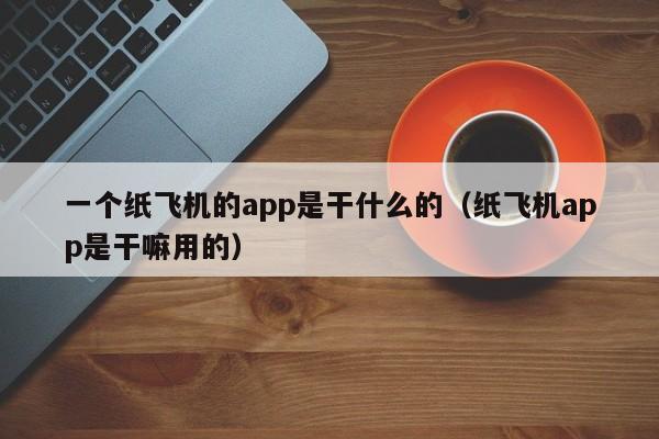 一个纸飞机的app是干什么的（纸飞机app是干嘛用的）